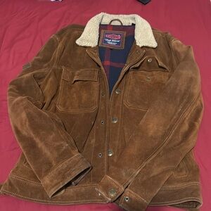 Brown superdry coat